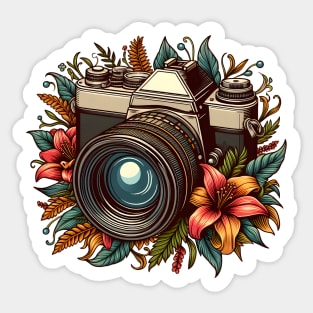 Floral Camera Sticker